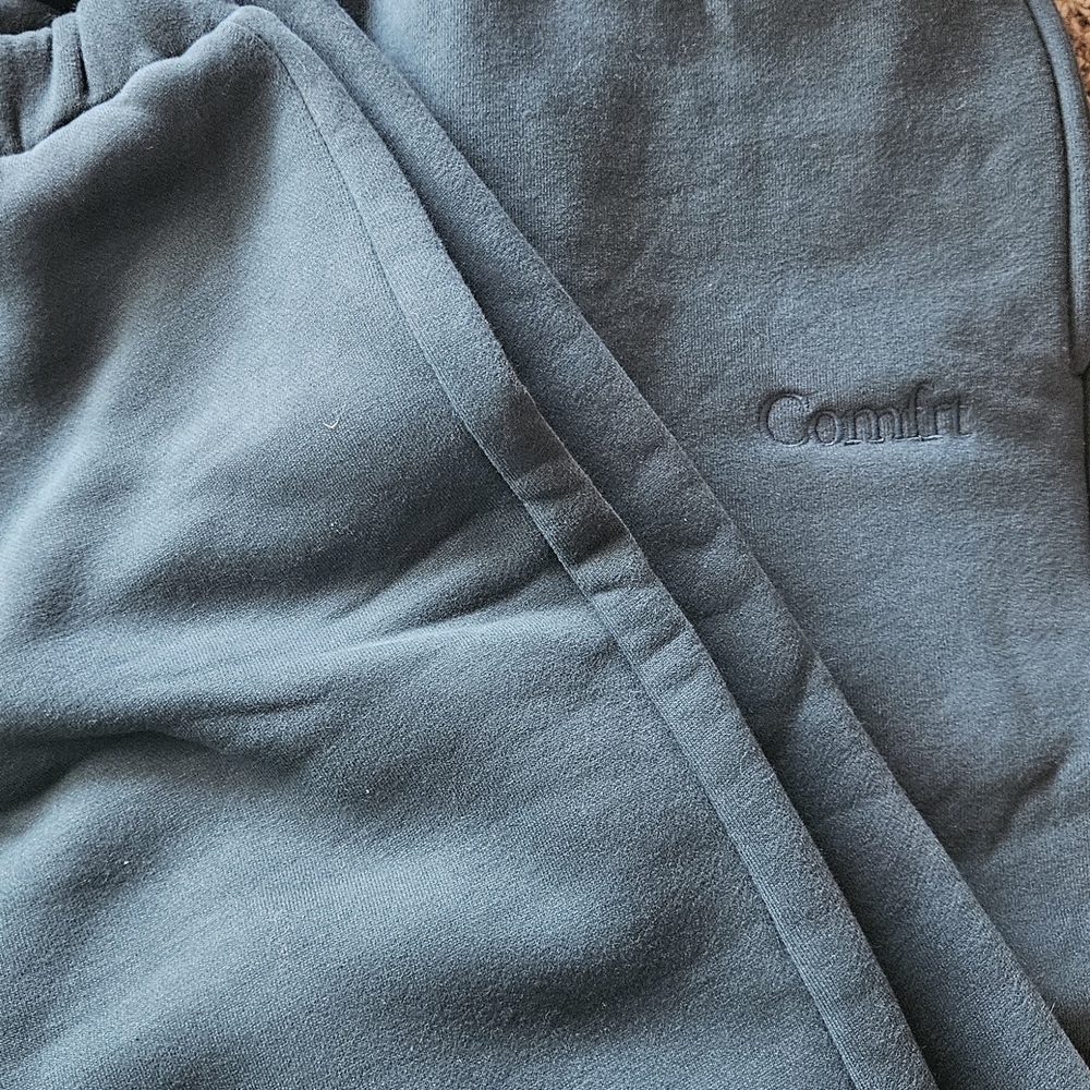 Women's Or Mens's Teal CozyFit Hoodie And Sweatpant Set. Comfrt Brand - Picture 5 of 7